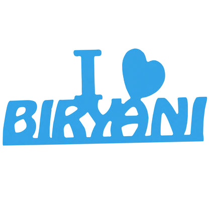 I Love Biryani Aesthetic Table Decor