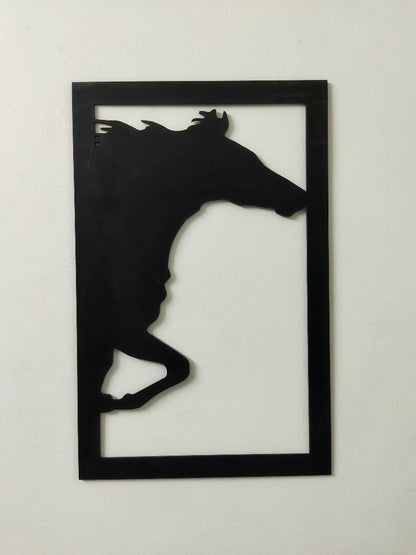 Running Horse MDF 3 Panel Hanging Wall Art