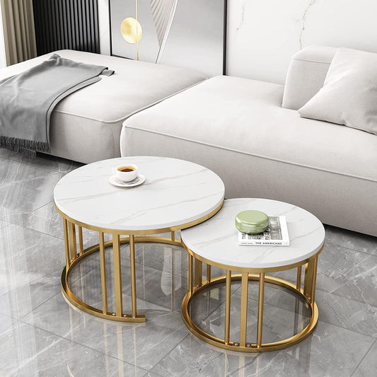 Elegant Modern Minimalist Stylish Nesting Coffee Table