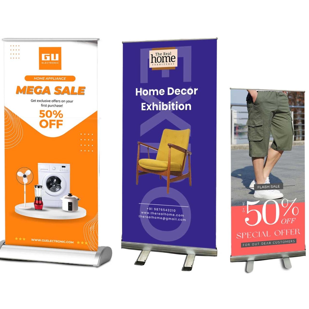 PVC Roll Up Banner Stand